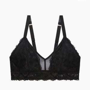 Elegant Black Lace Bralette